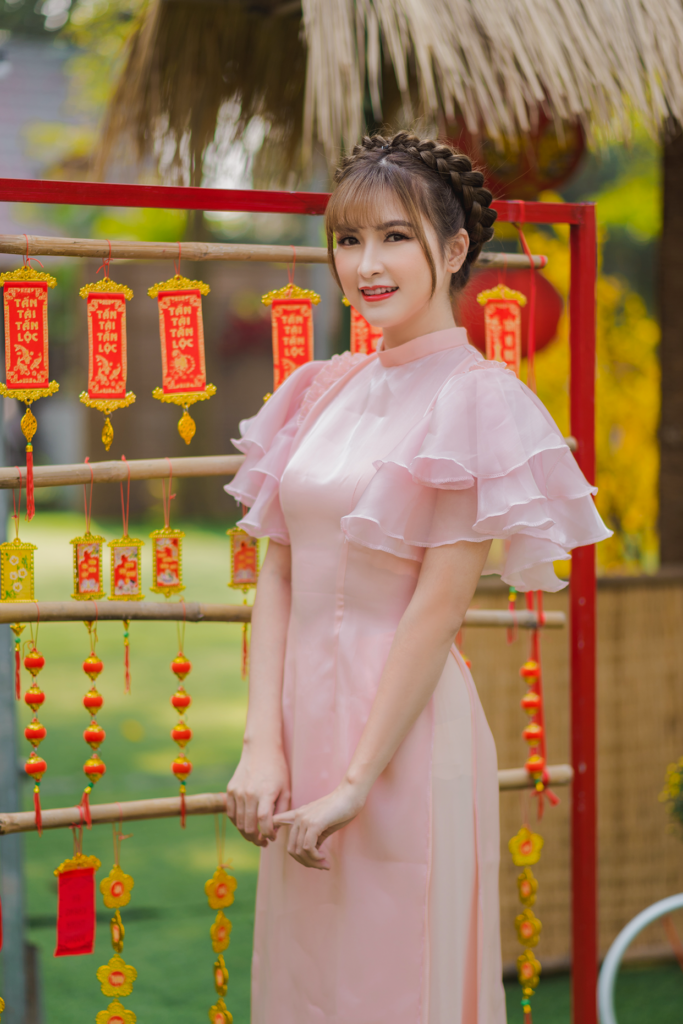 concept chụp ảnh áo dài tết