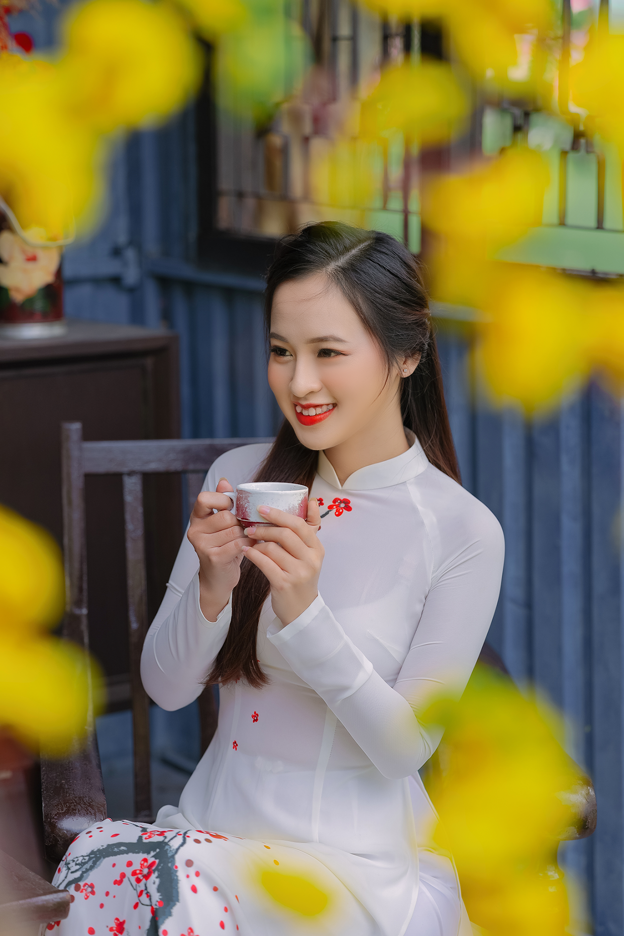 booking chụp ảnh áo dài tết