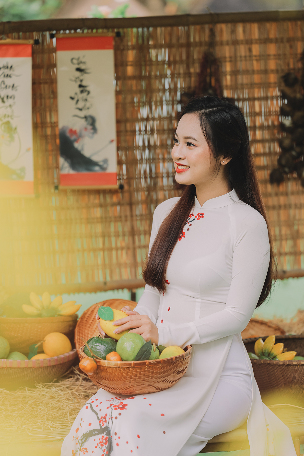 booking chụp ảnh áo dài tết