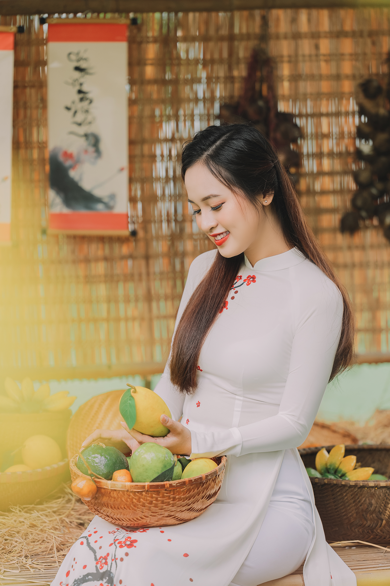 booking chụp ảnh áo dài tết